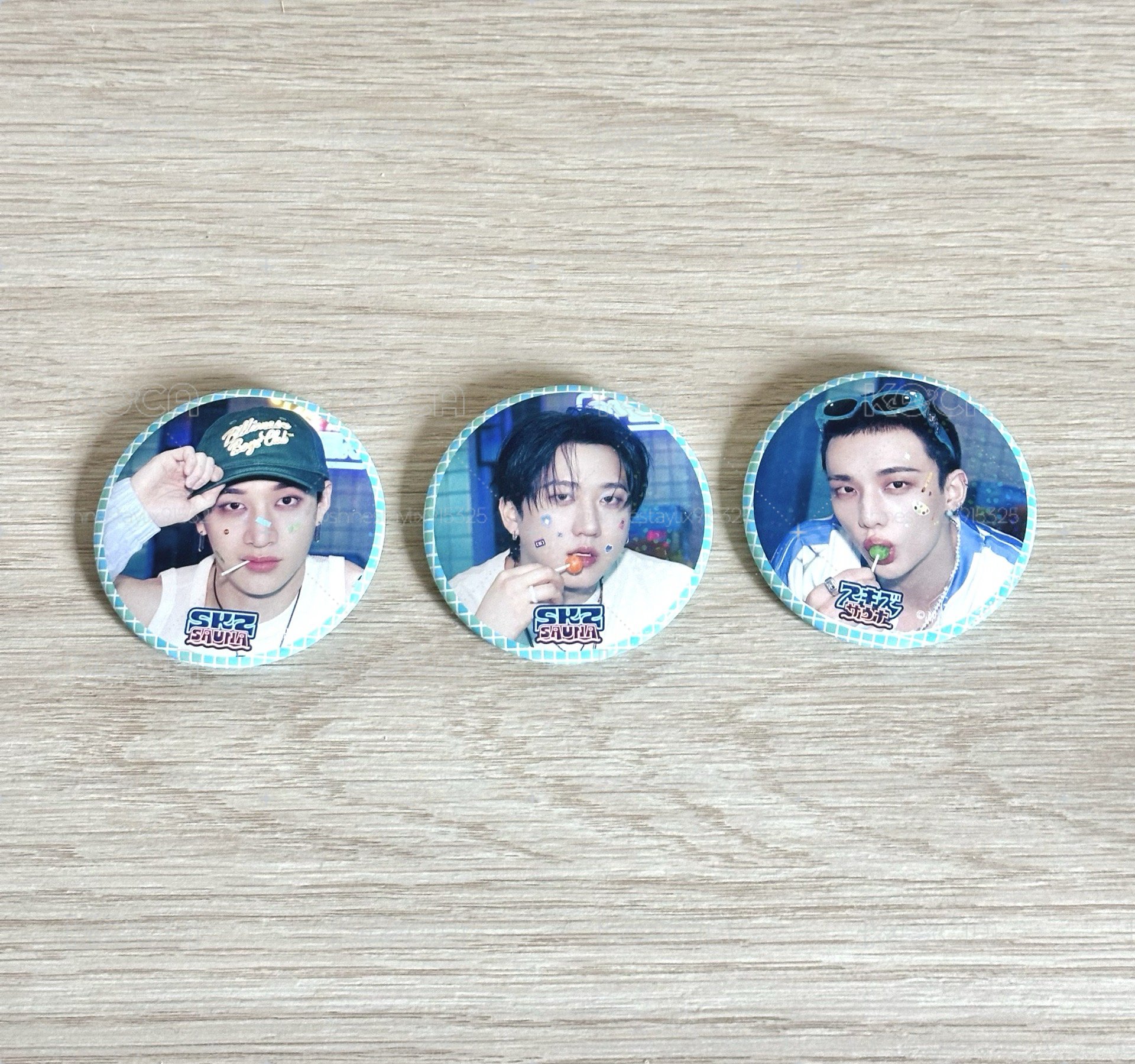 JYP JAPAN POPUP STORE 2025 徽章 桑拿