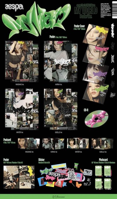 aespa The 3rd Mini Album Poster ver(karina封面）