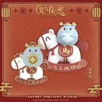駿馬載鴻 馬上成功擺件/金屬徽章