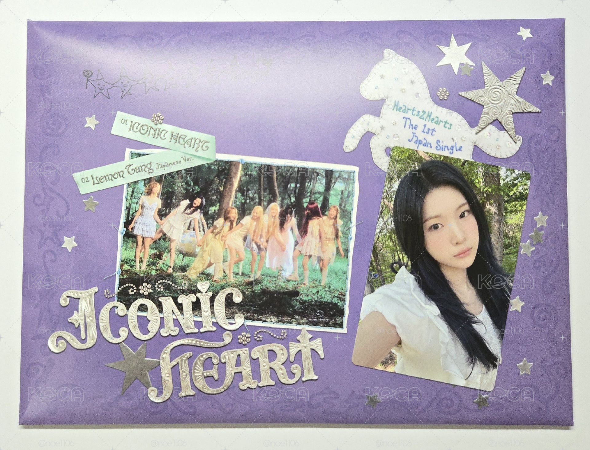 [出售] Hearts2Hearts 1st 日本單曲 iconic heart 初回B版 專輯 小卡