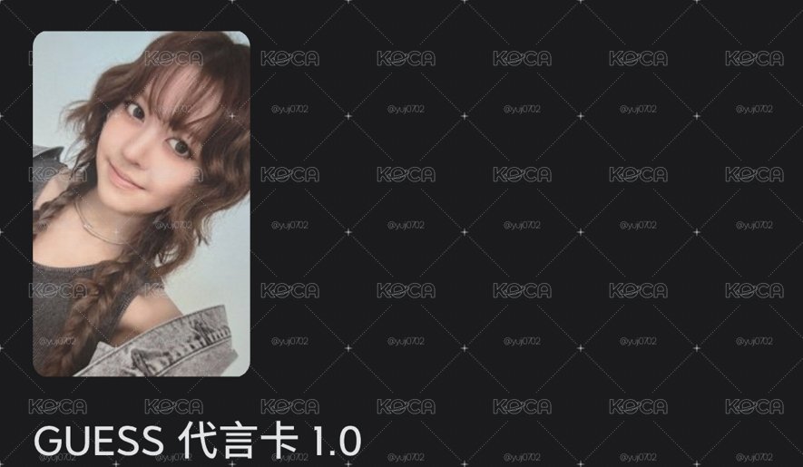 GUESS 代言卡 1.0