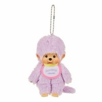 Monchhichi COLORS 系列 紫色 吊娃 