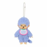 Monchhichi COLORS 系列 藍色 吊娃 