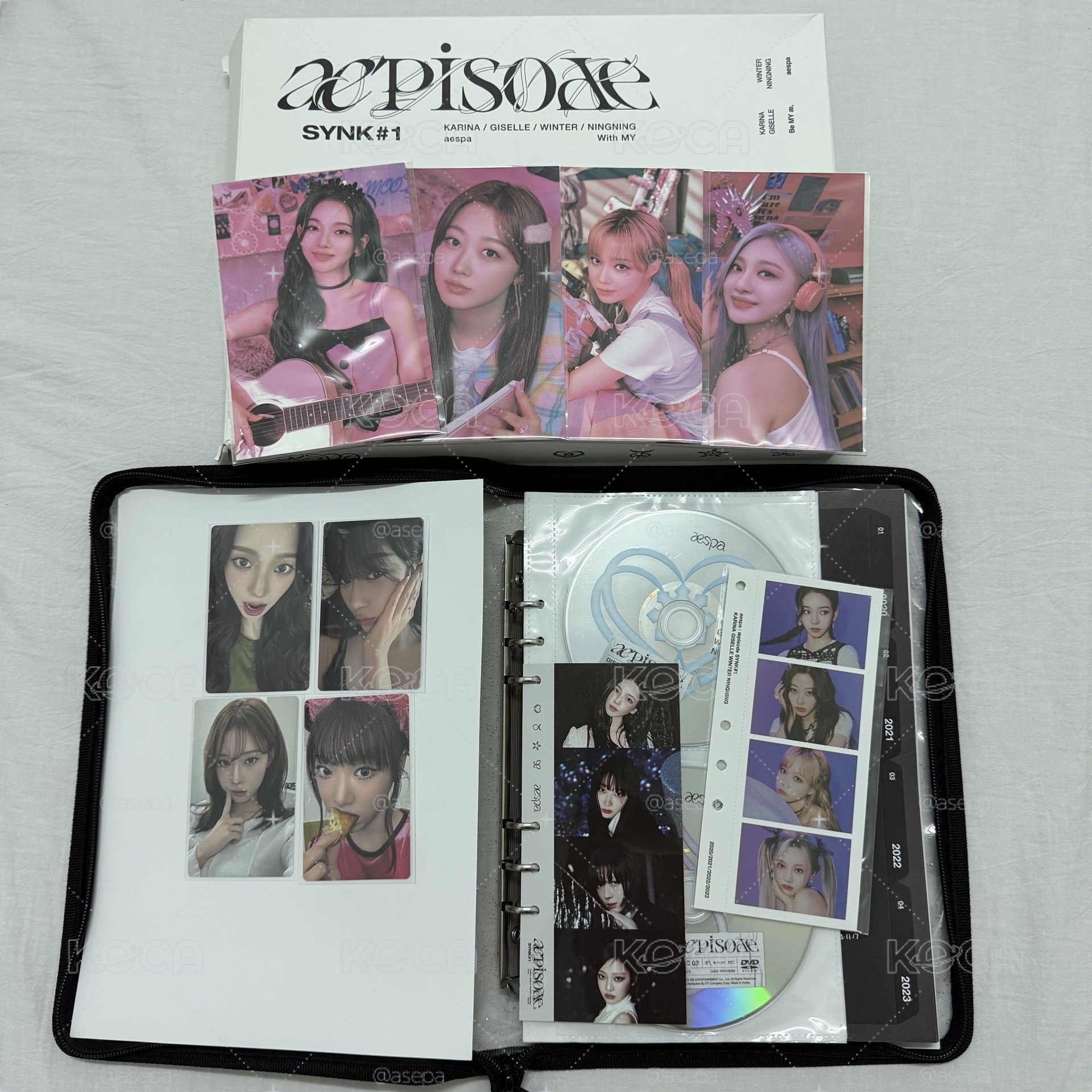 aespa回憶錄 DVD版 僅拆 含特典