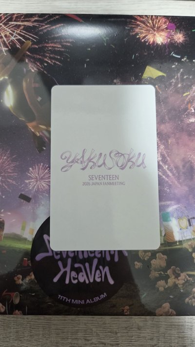 Seventeen Yakusoku Dino特典