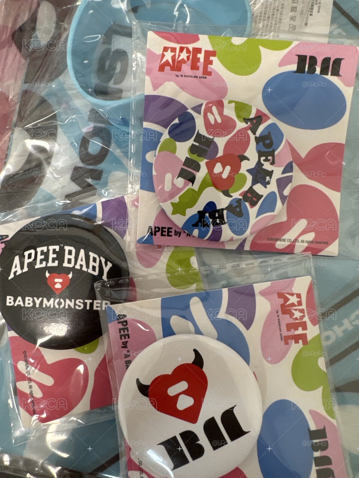 競標 🩵BABYMONSTER APEE APEE 品牌大使 徽章 2.0