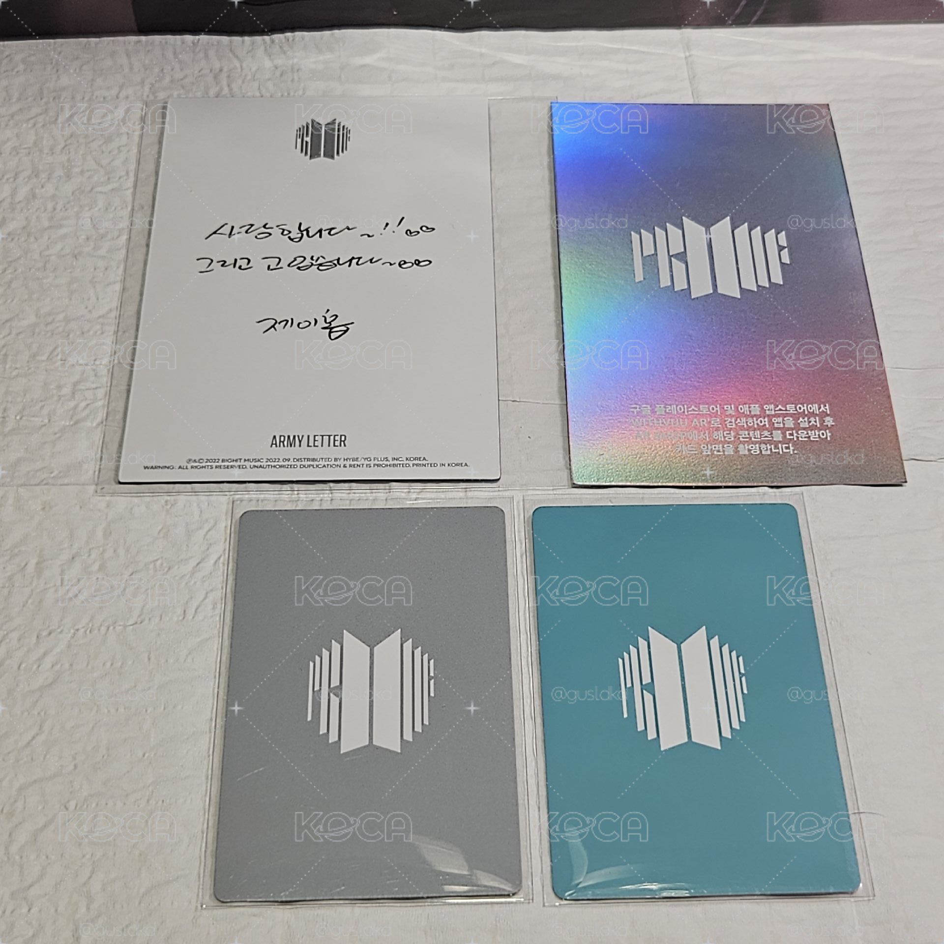 Proof 珍藏版 Collector's Edition J-HOPE 號錫 5件完整組