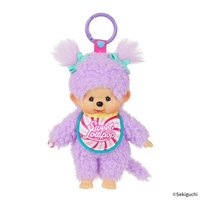 Monchhichi Sweet Lolipop 紫色 吊娃 