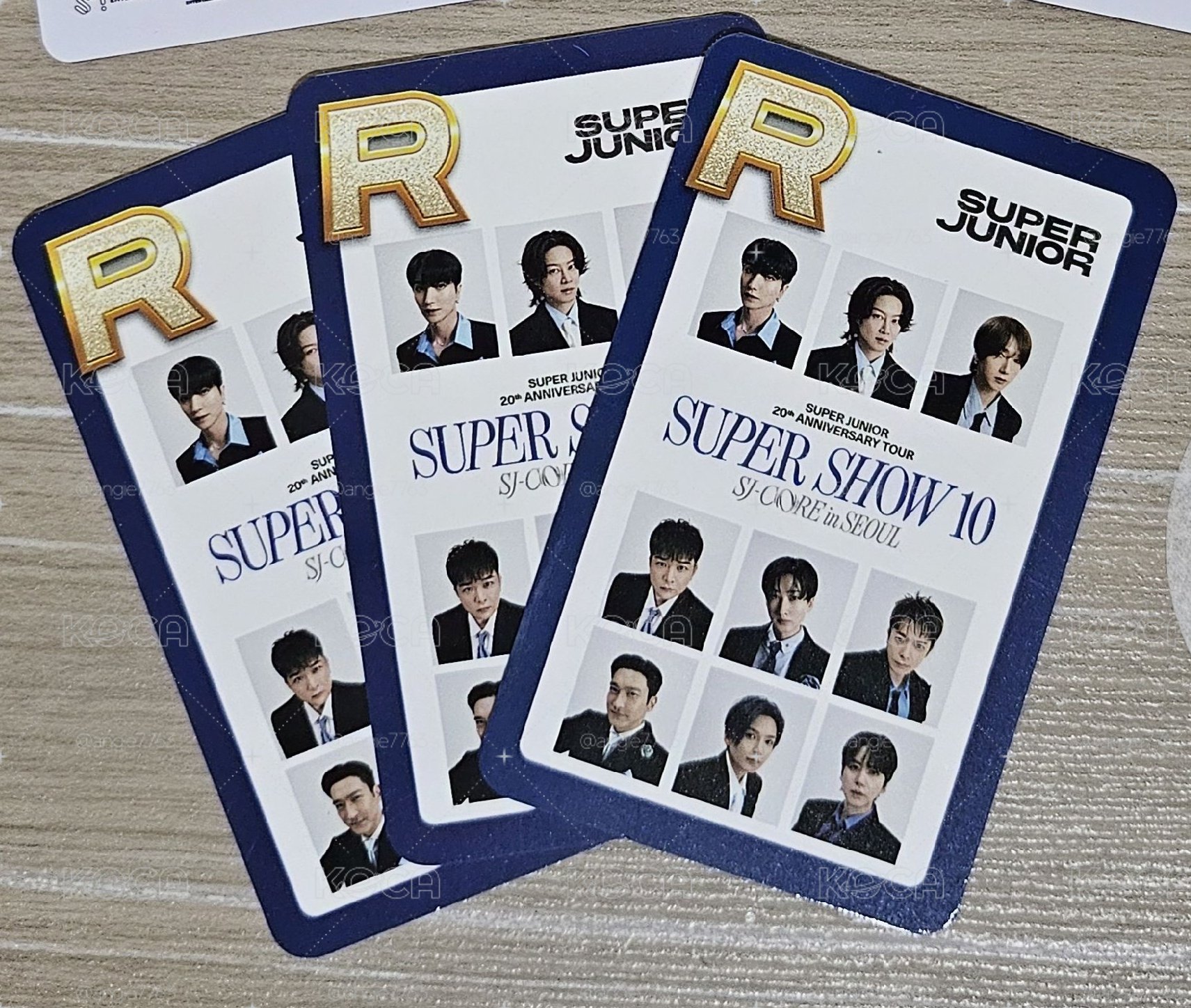 SUPER SHOW 10安可場遊戲卡