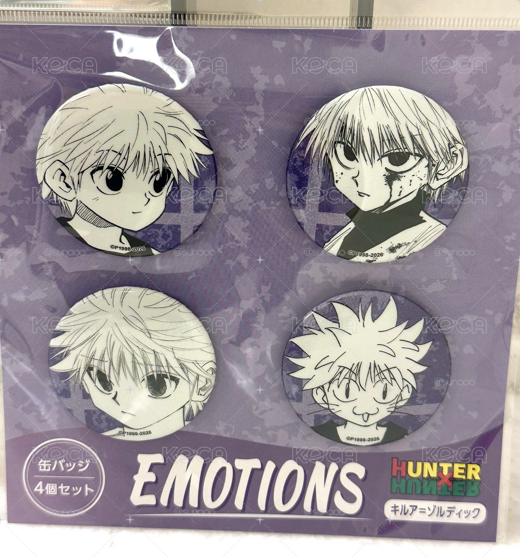 獵人 奇犽 EMOTIONS 情緒徽章