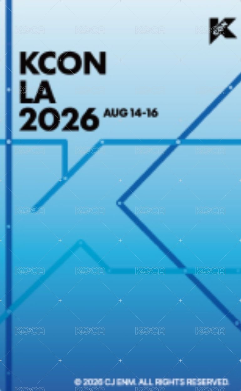 26 KCON LA 線下 滿額卡  背面