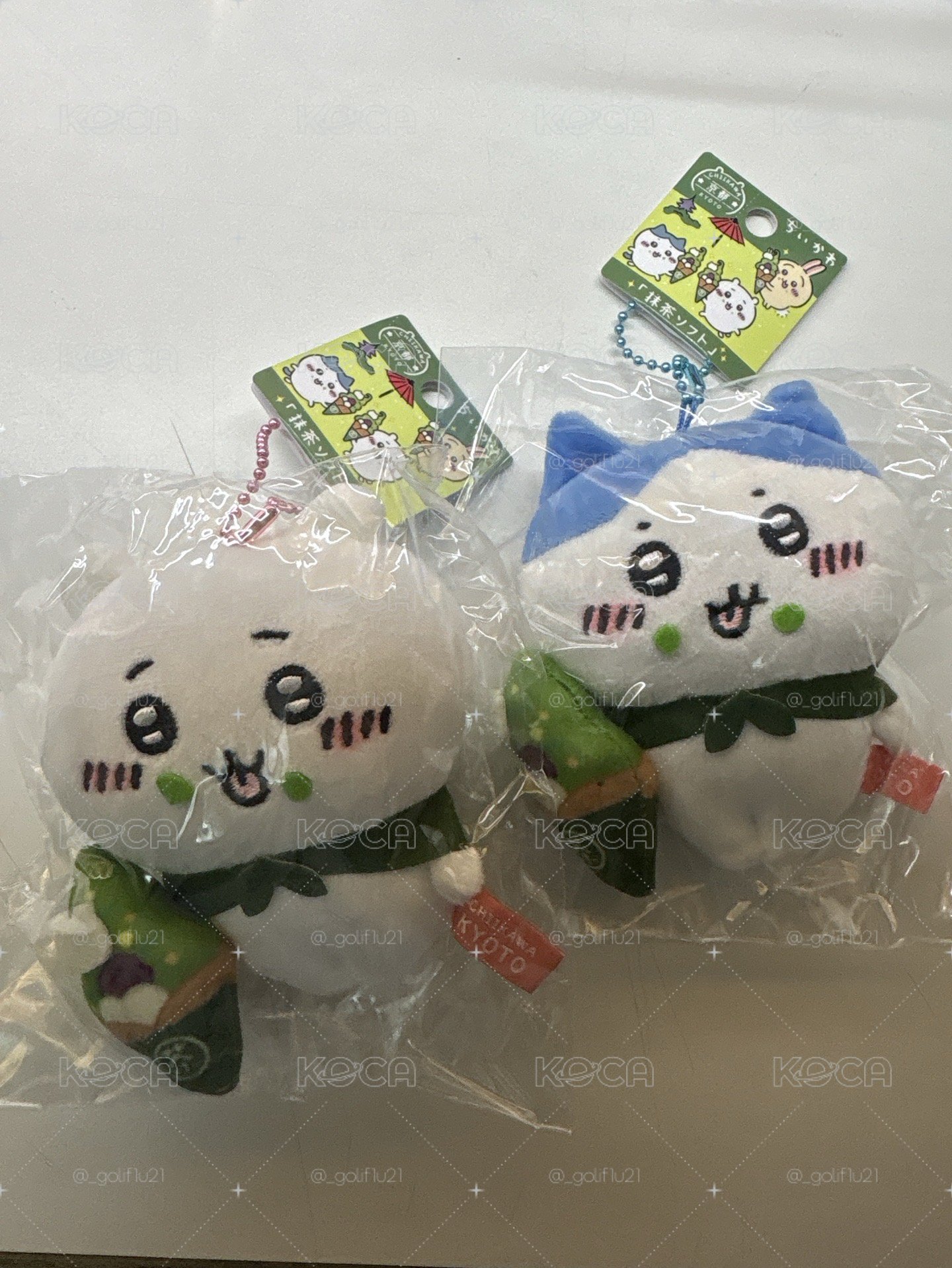 京都限定抹茶系列 吉伊、小八娃娃