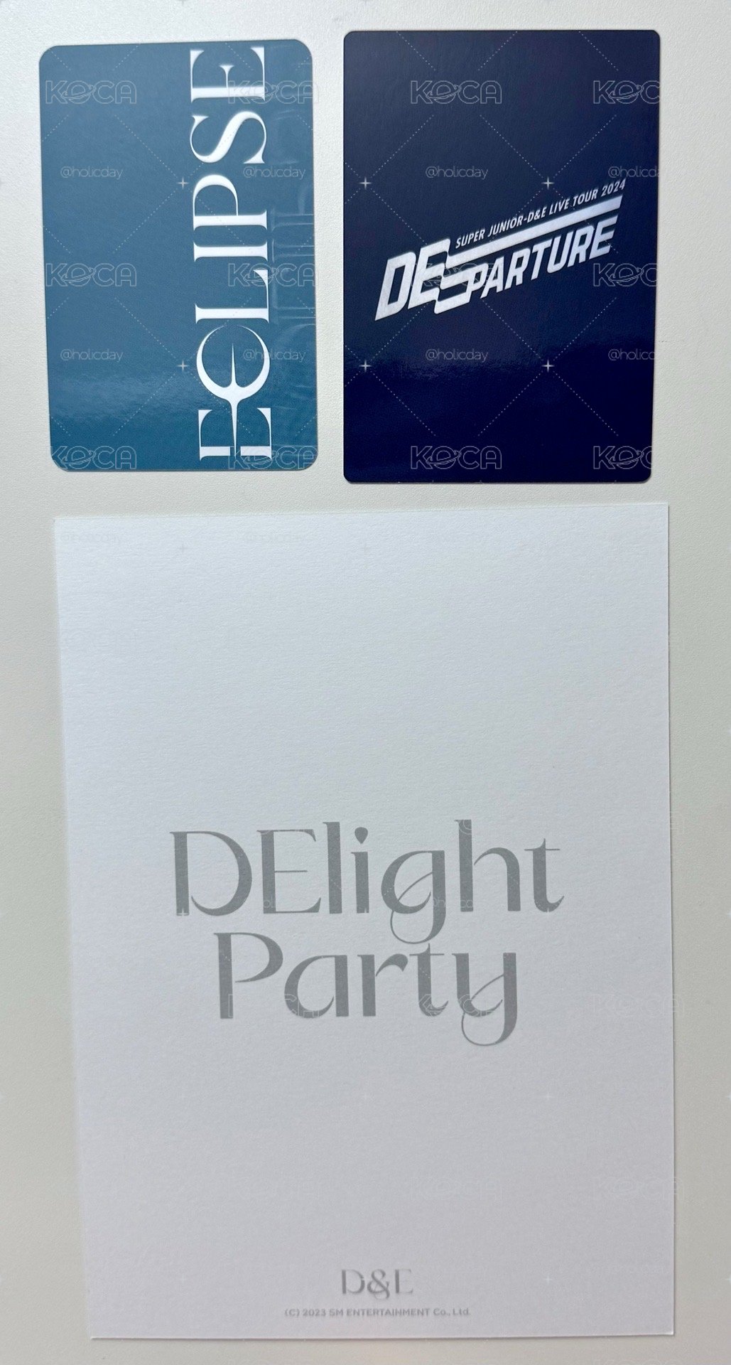 D&E Eclipse/DEparture小卡+DElight明信片