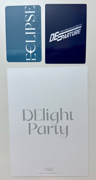 D&E Eclipse/DEparture小卡+DElight明信片