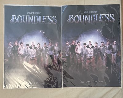 BOUNDLESS  VR 大禮包-鈕扣卡(K+FUMA+MAKI)、海報*2+明信片*2+團體特典+人生四格