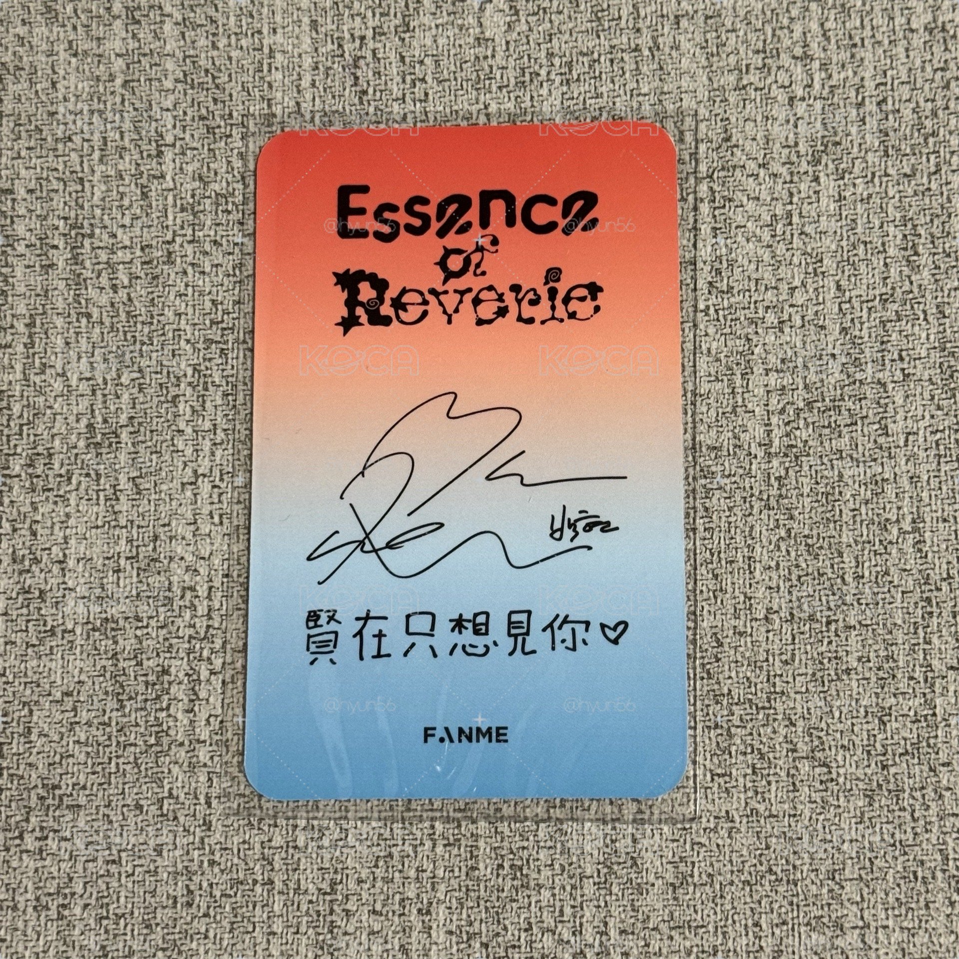 bolo5 fanme 臺北 簽售卡 