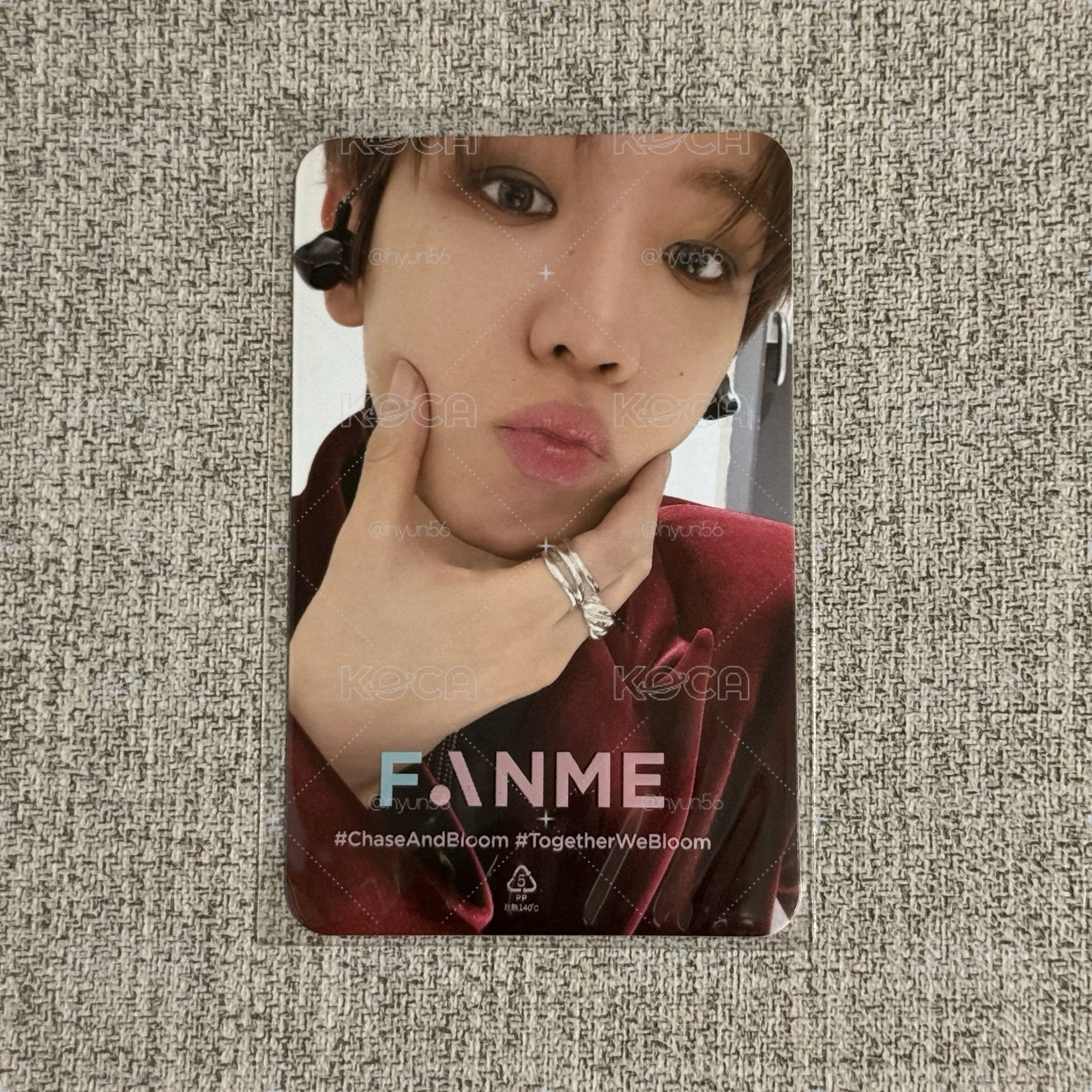 bolo5 fanme 臺北合影 簽售卡 