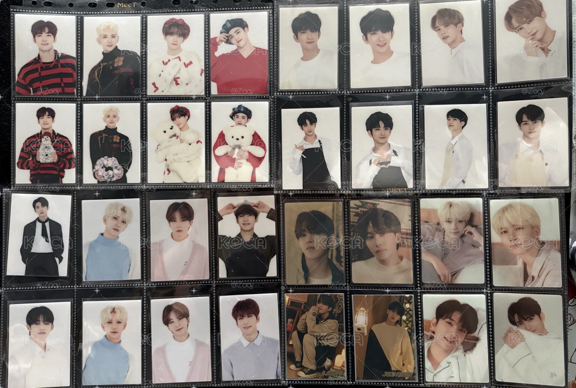 Seventeen 歷年咖啡廳特典卡