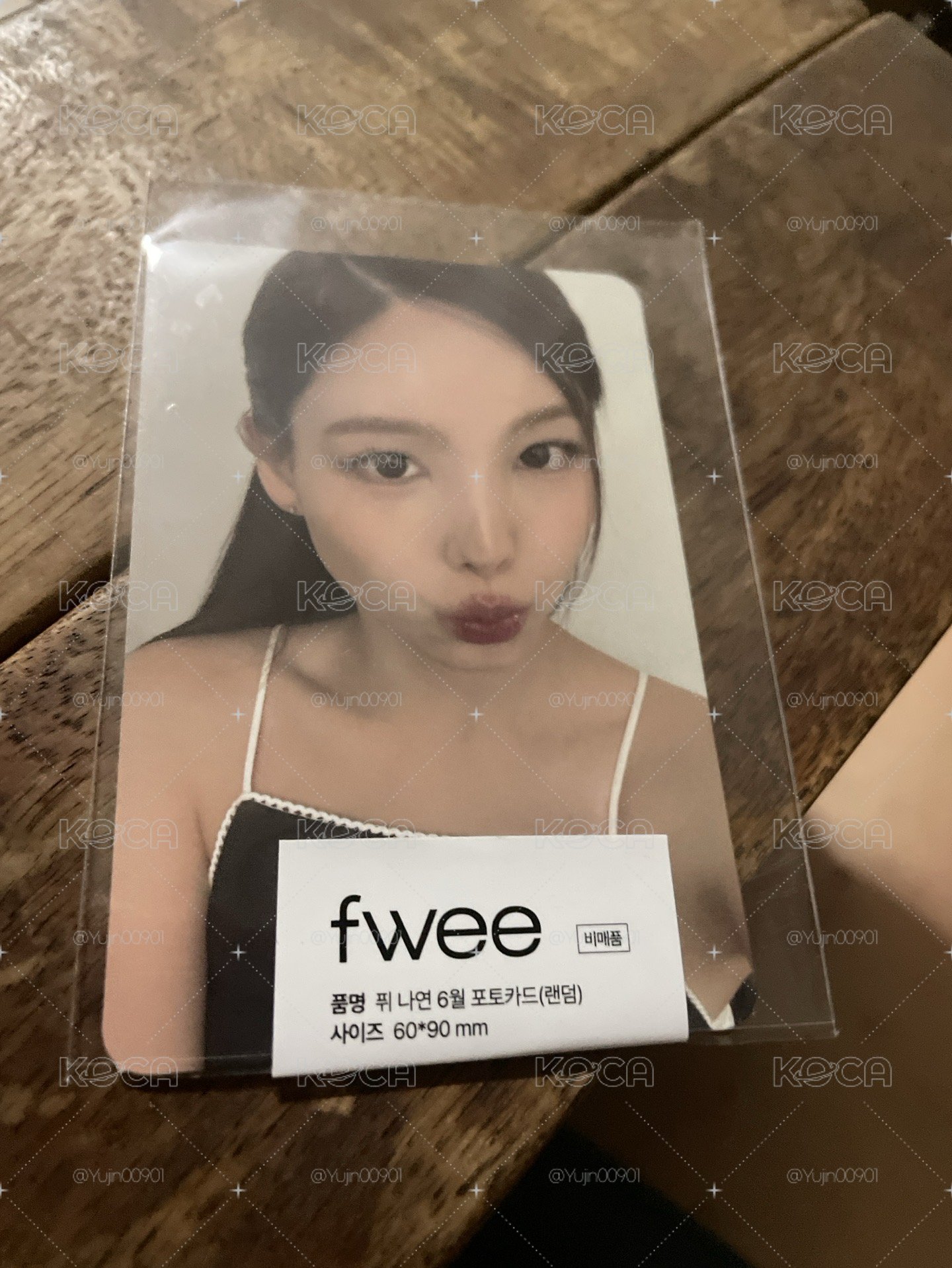 fwee 氣墊代言卡 娜璉