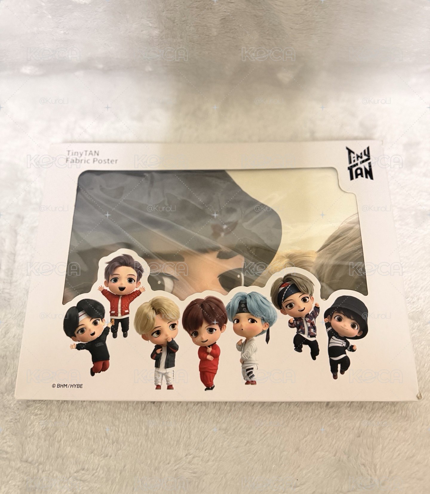 絕版珍藏 · BTS 7期官方會員禮盒【全新未拆封】+ TinyTAN Fabric Poster 布質海報 🤍