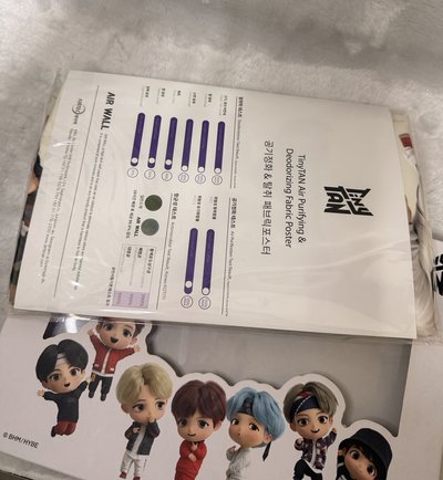 絕版珍藏 · BTS 7期官方會員禮盒【全新未拆封】+ TinyTAN Fabric Poster 布質海報 🤍
