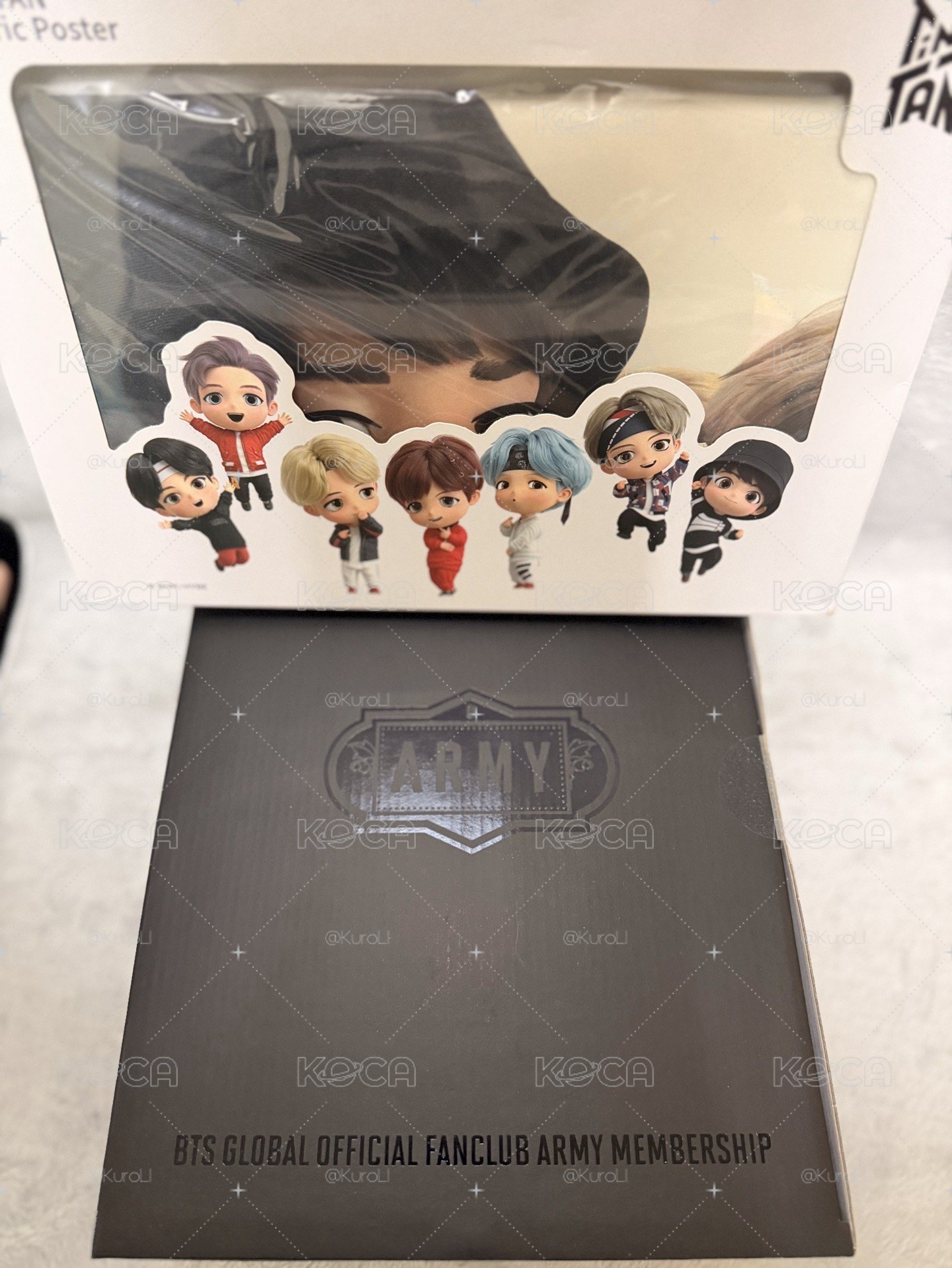 絕版珍藏 · BTS 7期官方會員禮盒【全新未拆封】+ TinyTAN Fabric Poster 布質海報 🤍