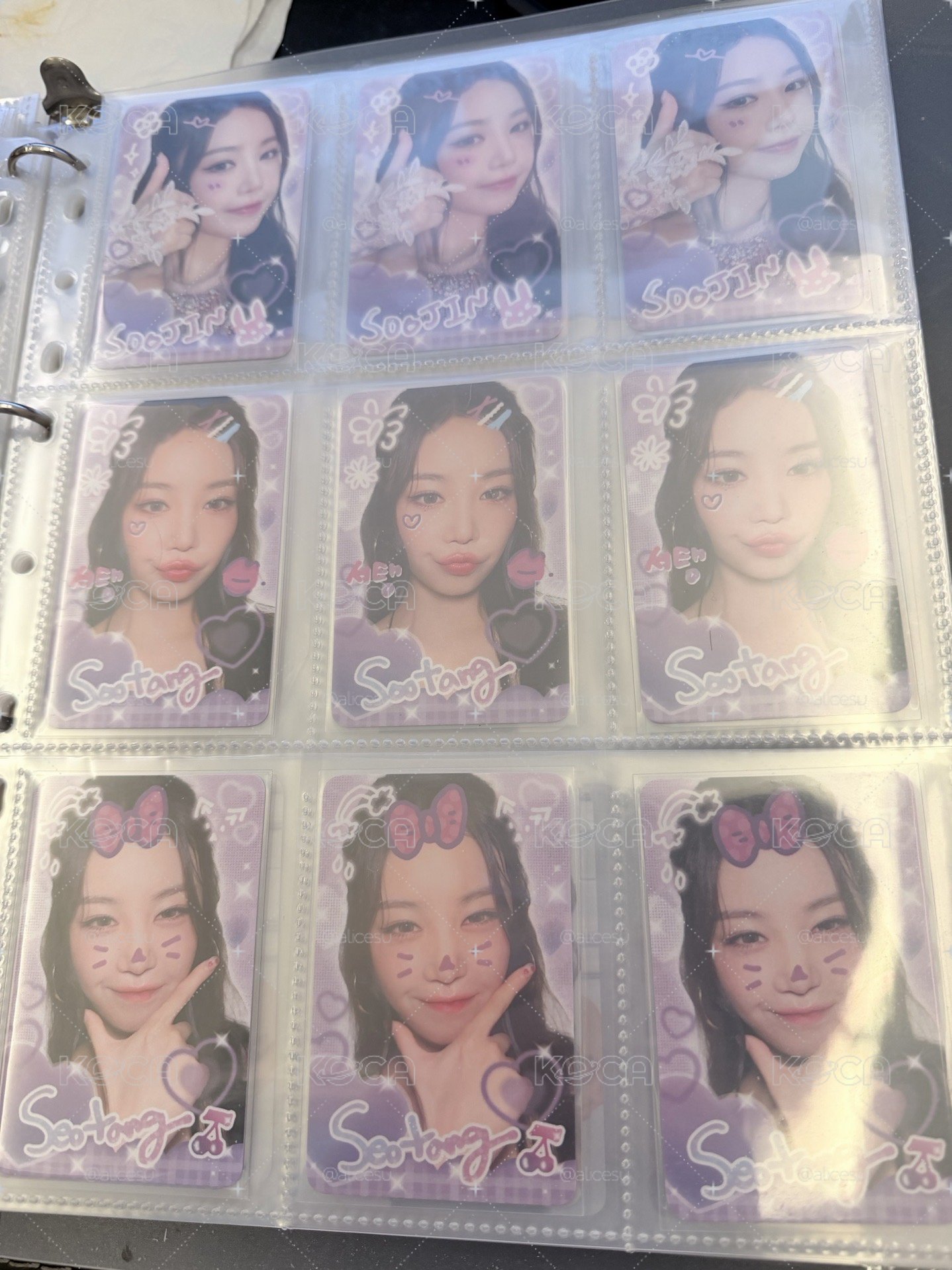 soojin穗珍 特典3張一組