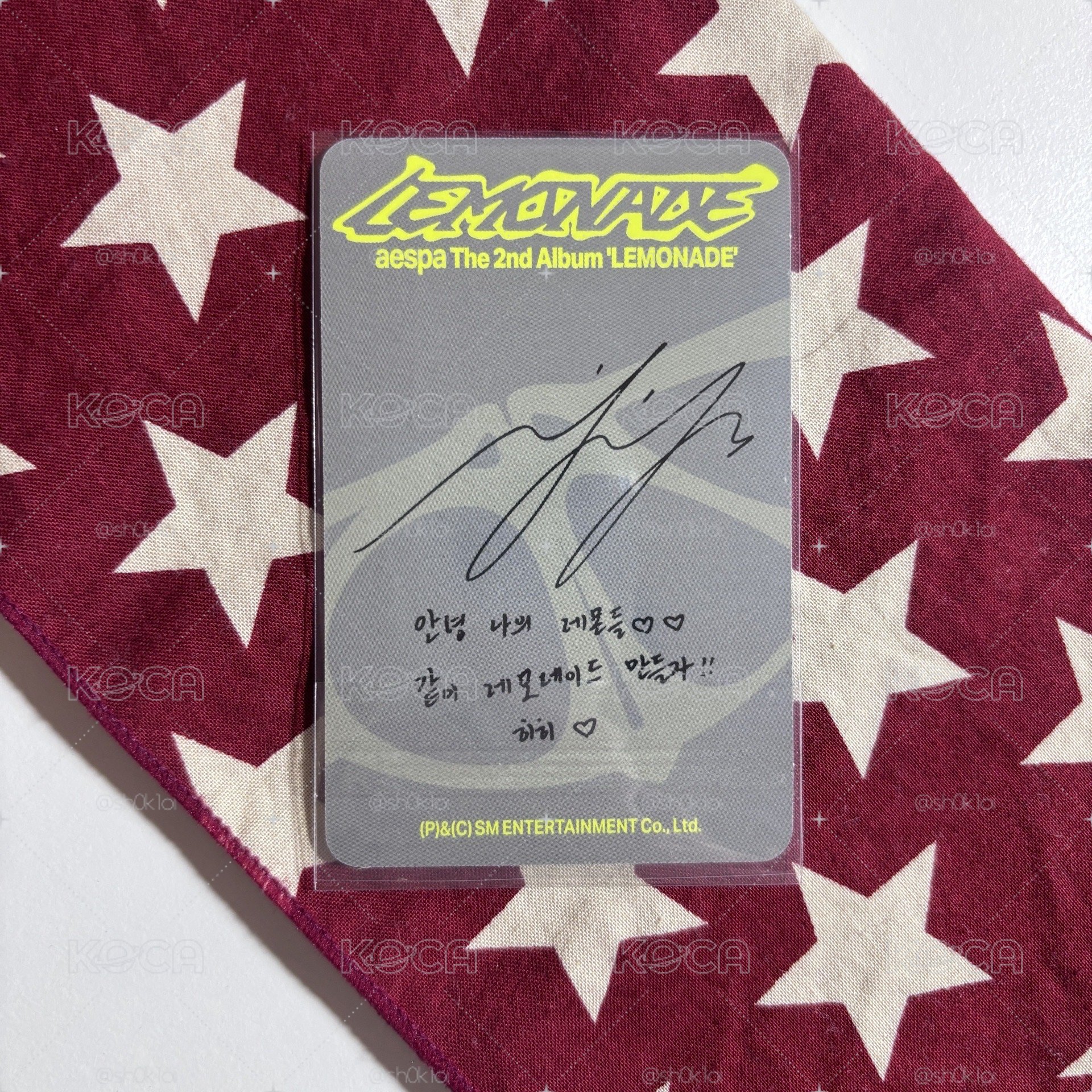 ﾟ𖤐.⋆﻿Lemonade ACID版 專卡 寧 ⋆.˚⊹⁺