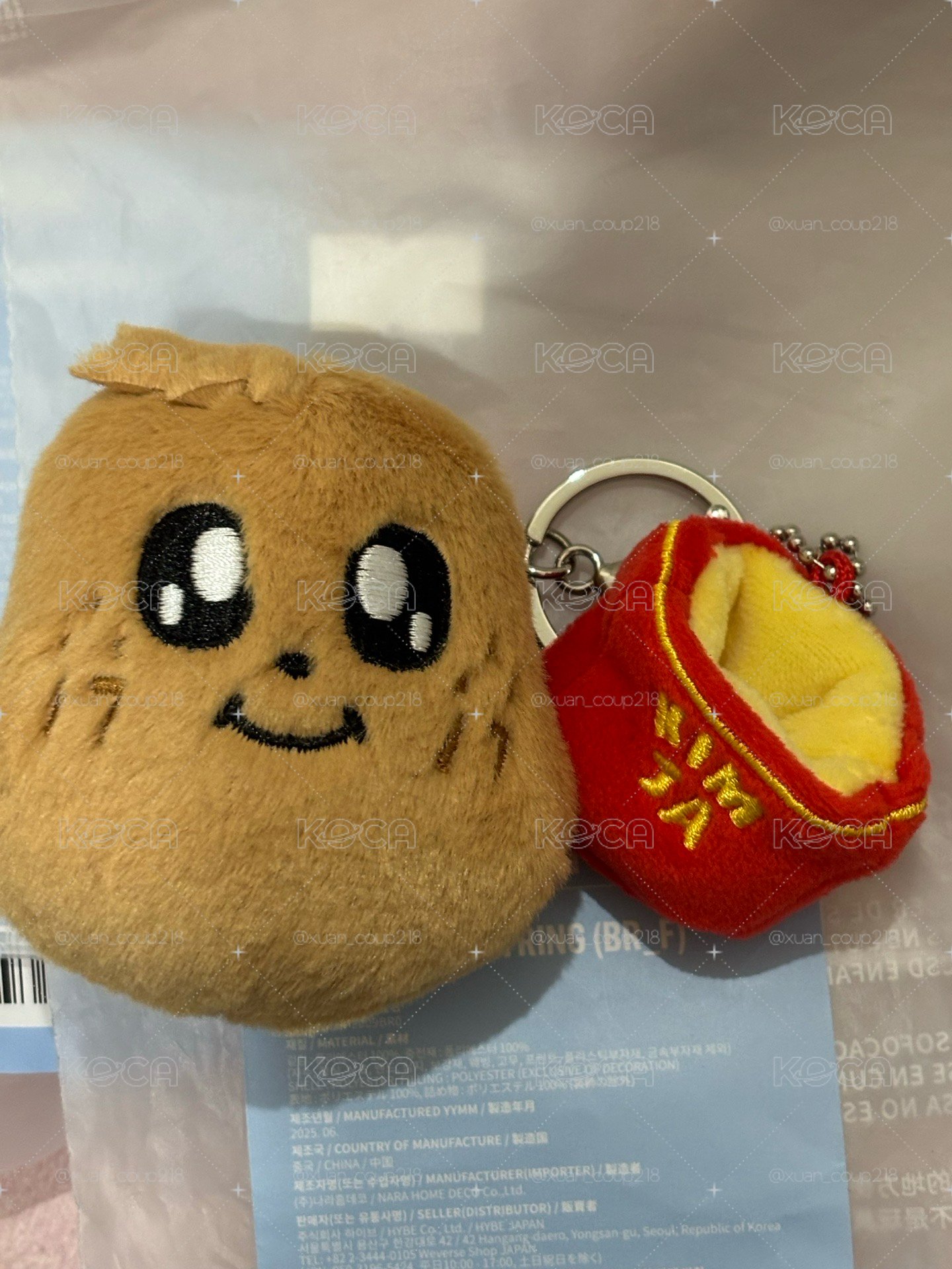 奎大頭吊飾，需額外綁350$有💕標記的綁物