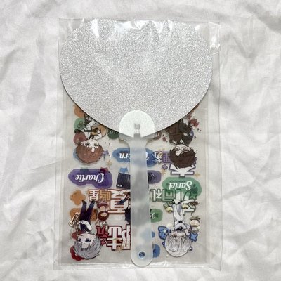 現貨 三週年音樂會 扇子貼紙組