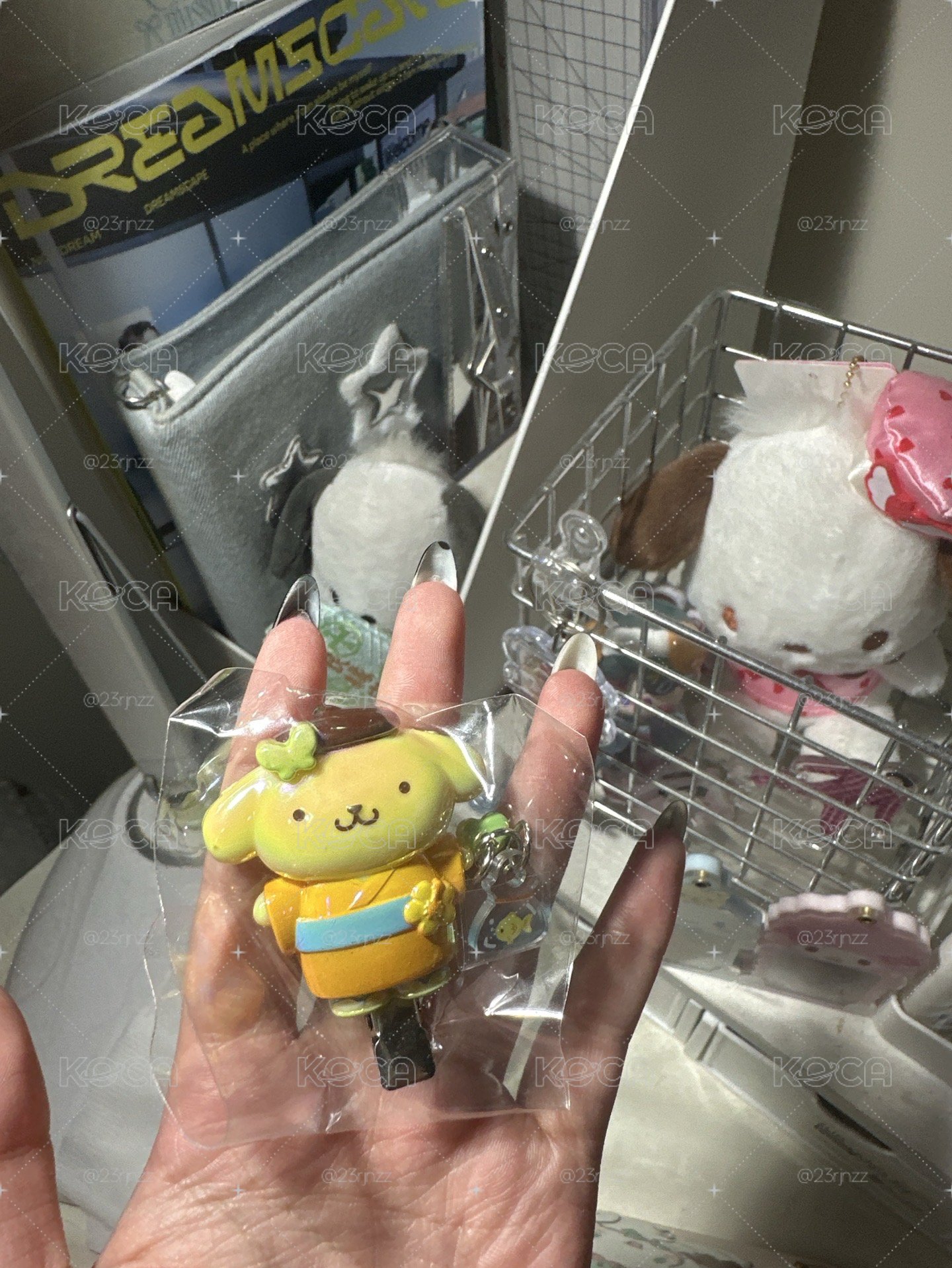 超級可愛的布丁狗髮夾！