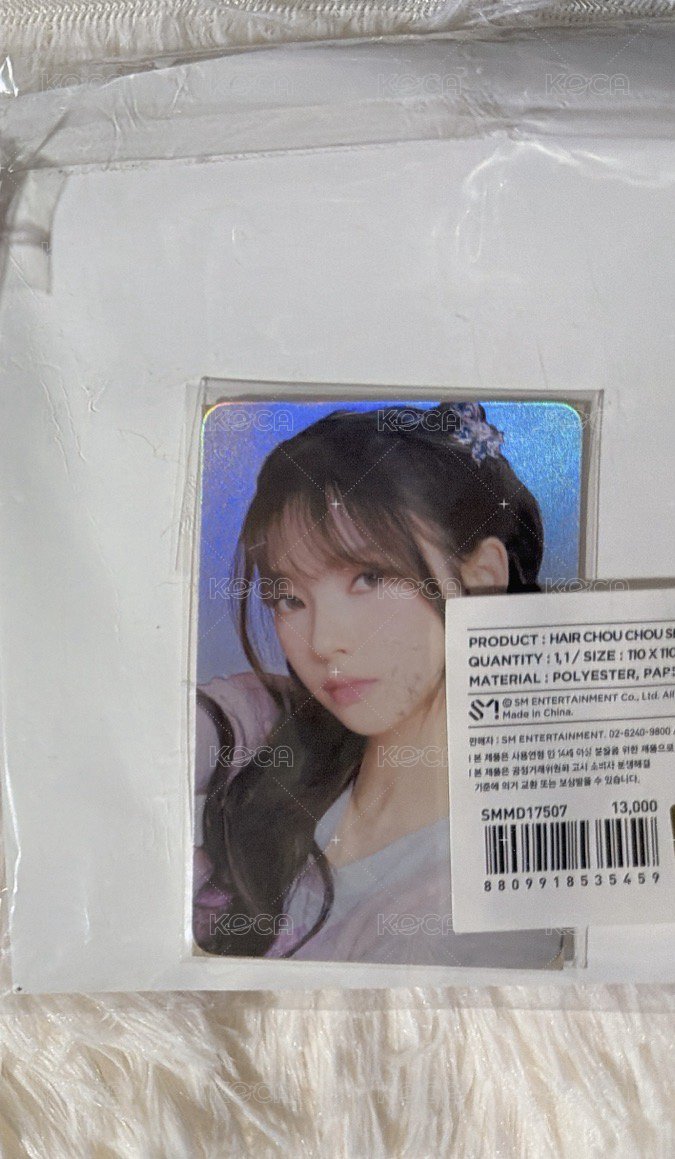 毛絨髮圈（小卡周邊一組）