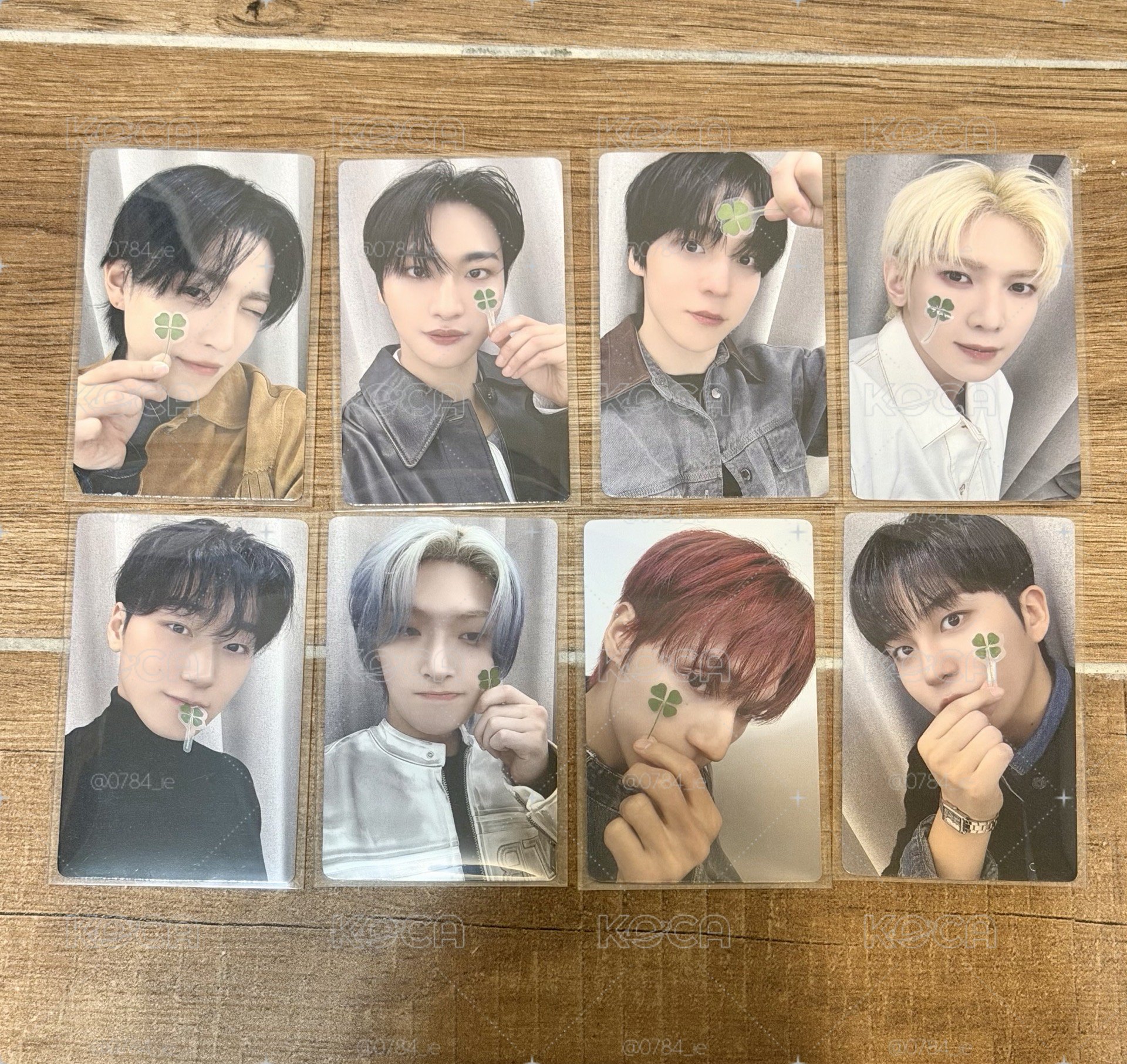 ATEEZ🍀幸運草小卡一套 八張