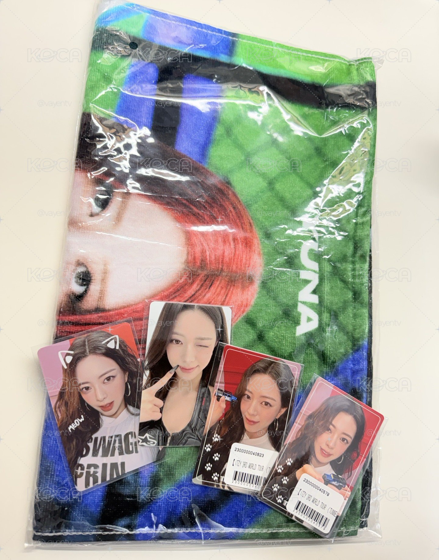 二巡 JYP JAPAN 毛巾 娜 整圖