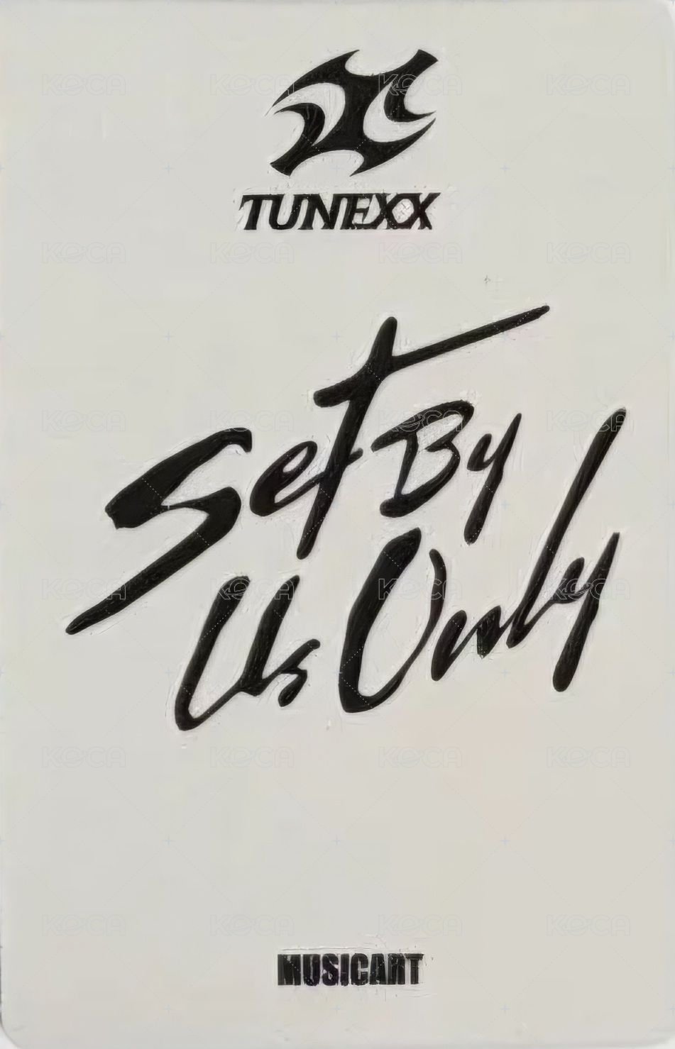 SET BY US ONLY ma 2.0拍照會 簽售卡 帽T 背面
