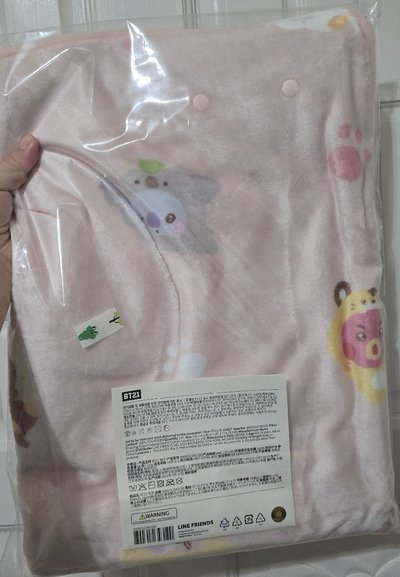 BT21 動物造型毯子