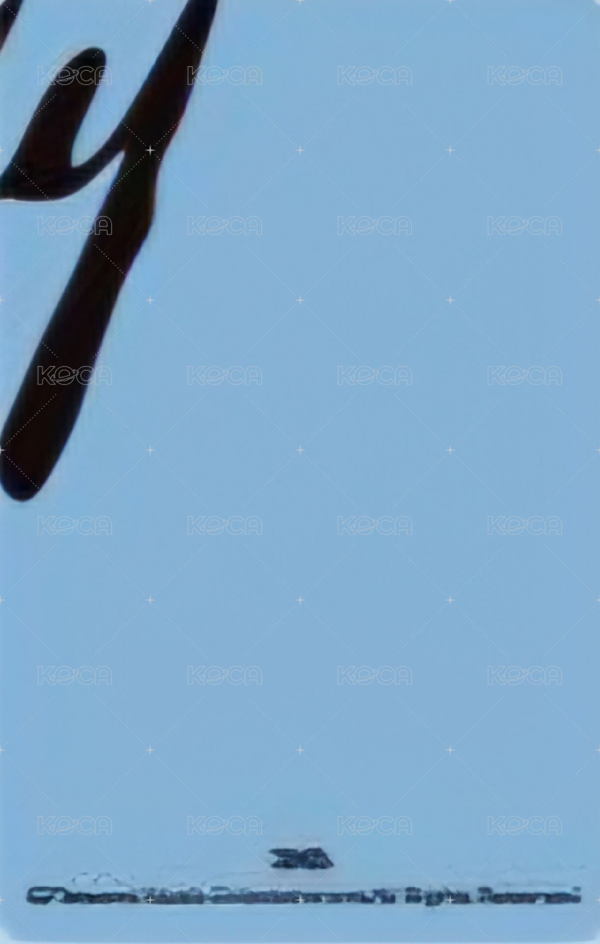 SET BY US ONLY QQ音樂 星光卡 一星 背面