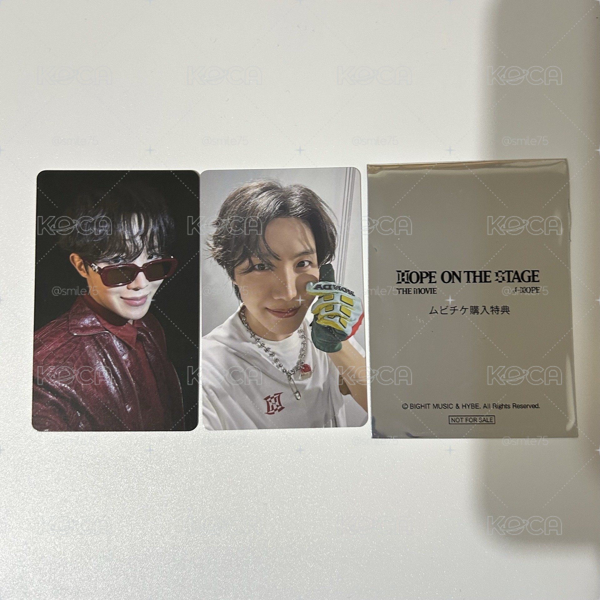 BTS 防彈少年團 Jhope 鄭號錫 HOTS 日本電影 特典 小卡