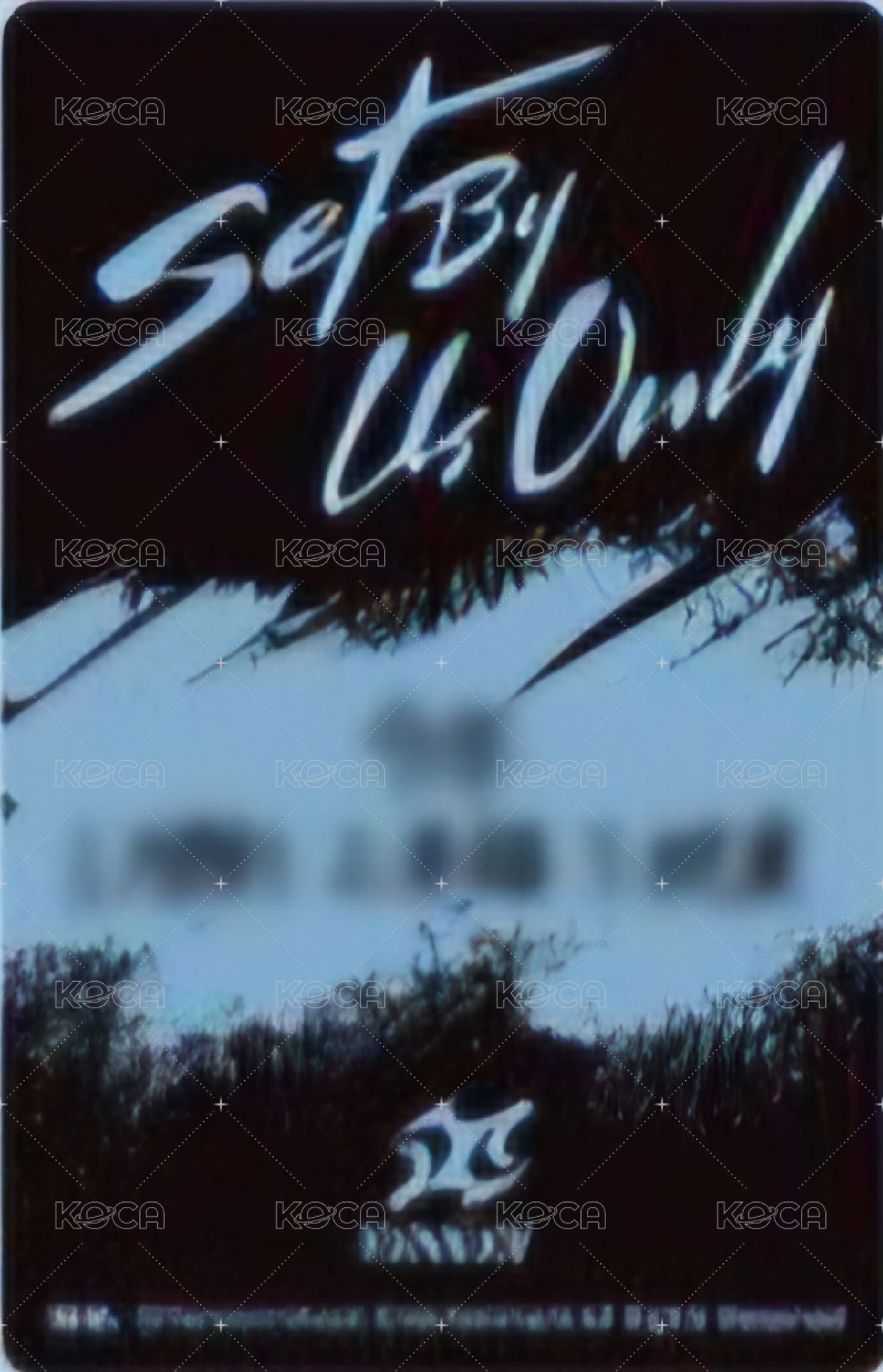 SET BY US ONLY QQ音樂 星光卡 四星 背面