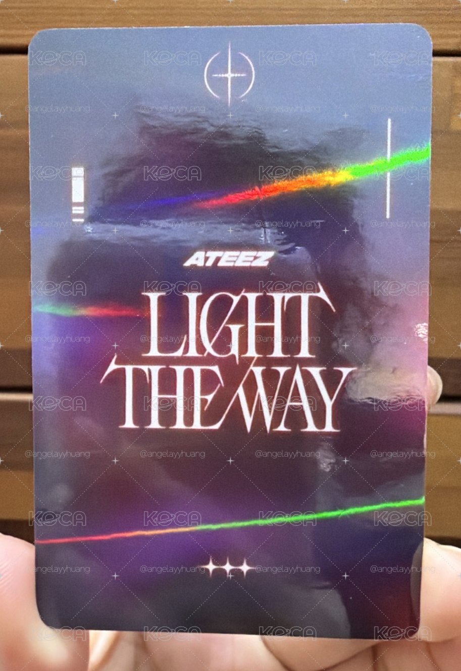 ATEEZ LIGHT THE WAY 演唱會 閃卡
