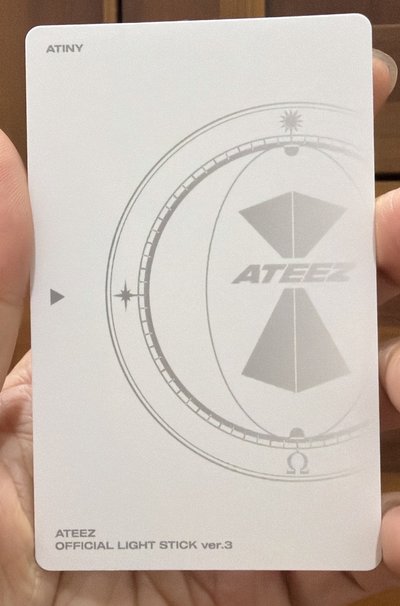 ATEEZ 三代手燈周邊卡 嘟嘴公主