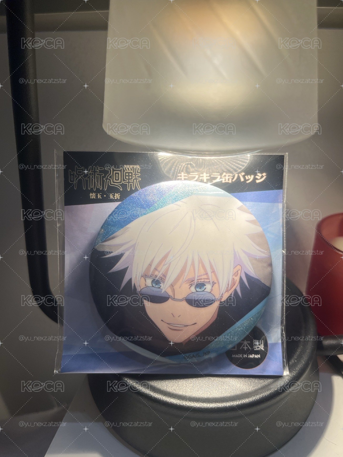 五條悟閃亮金屬徽章