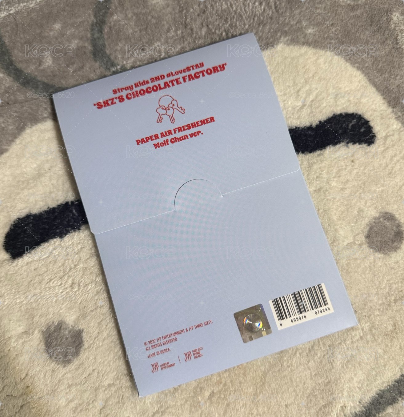 燦🐺 巧克力工廠 2nd FM 香氛片 （全新未拆）