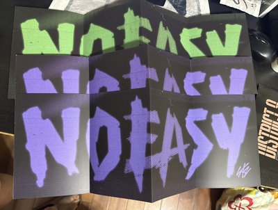 NOEASY 摺疊海報「 燦彬+旻寅+辰菲」