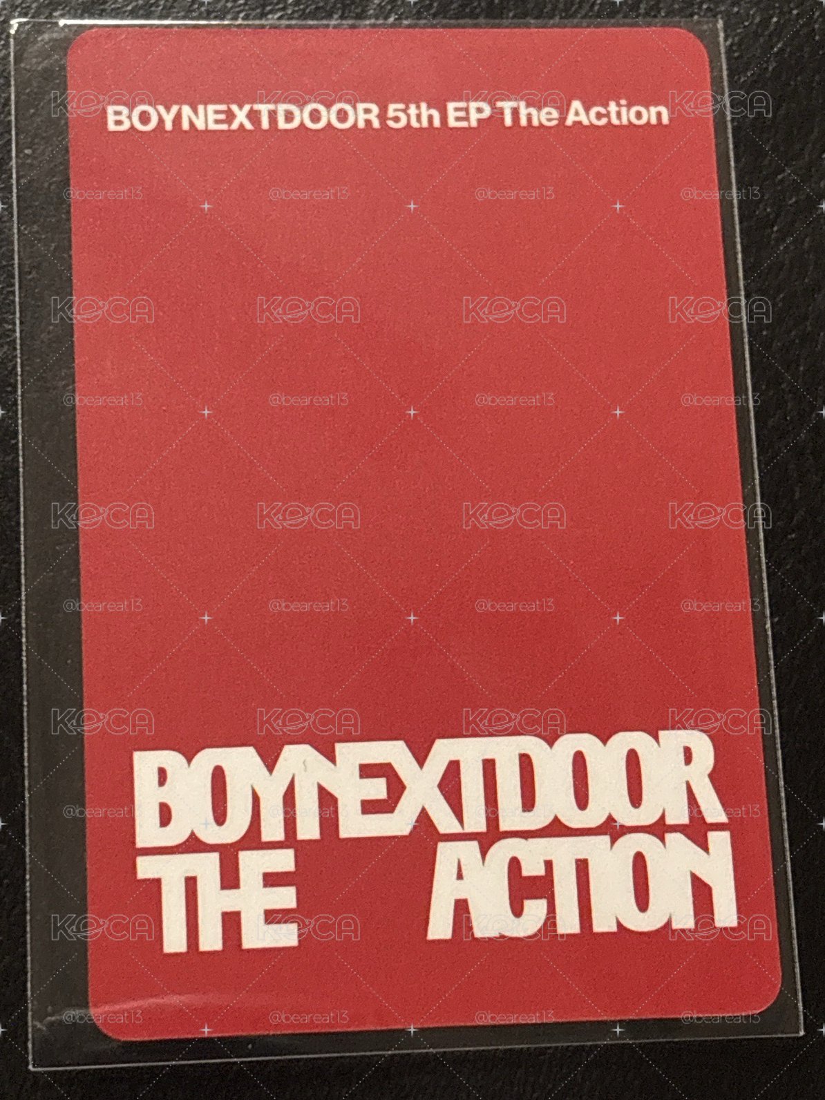The Action 塔店 預售 特典卡 李涵