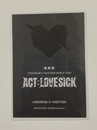 《現貨》TXT 22巡迴 稀有戒指卡