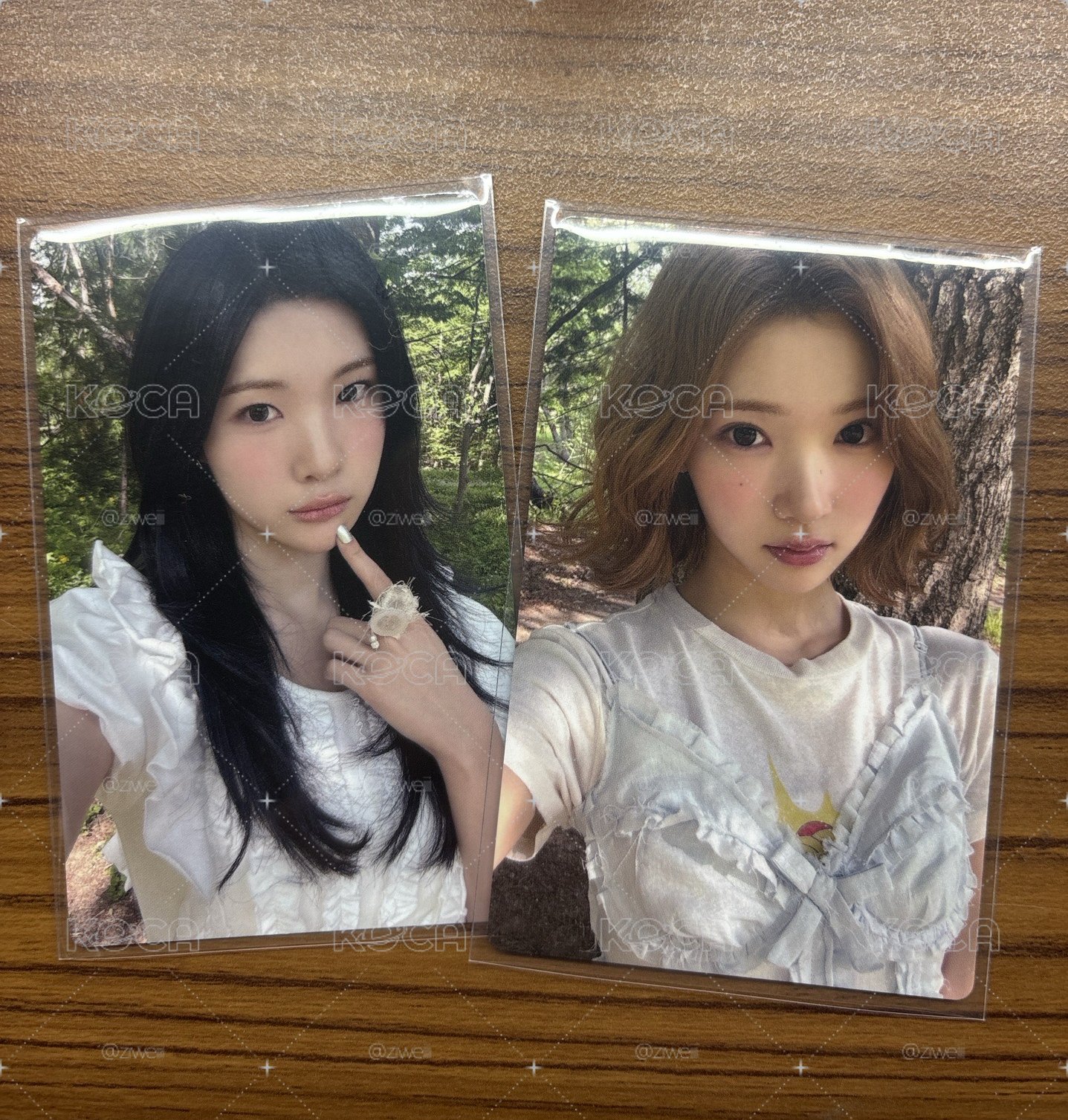 jiwoo日專b版專卡  juun日專c版專卡