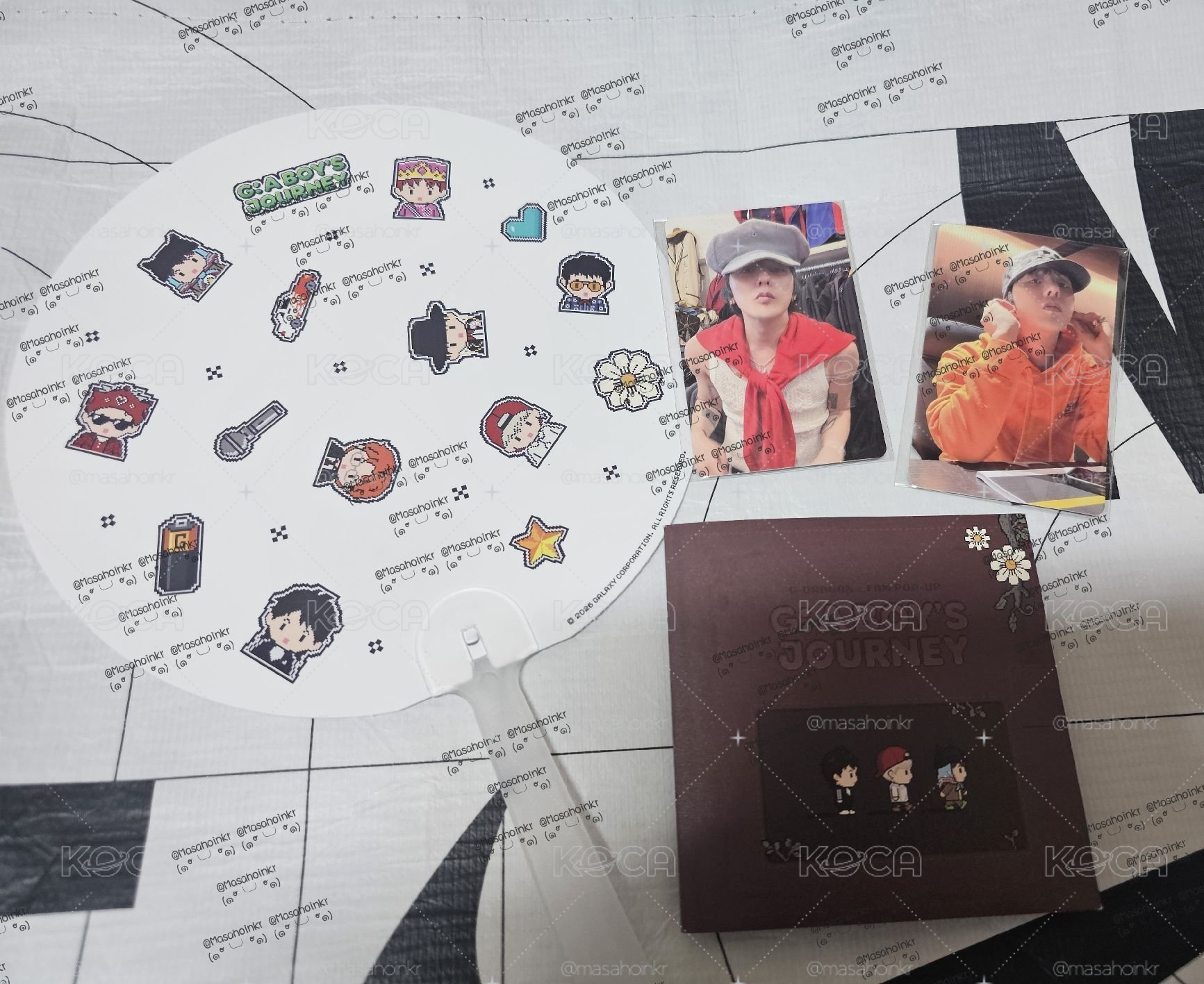 GD 生日快閃店 滿額小卡+任務禮扇子任務卡