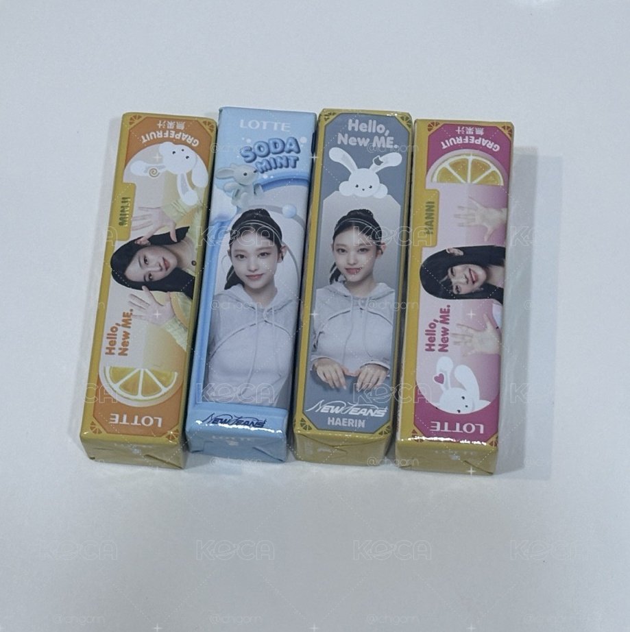 已絕版NewJeans lotte聯名口香糖