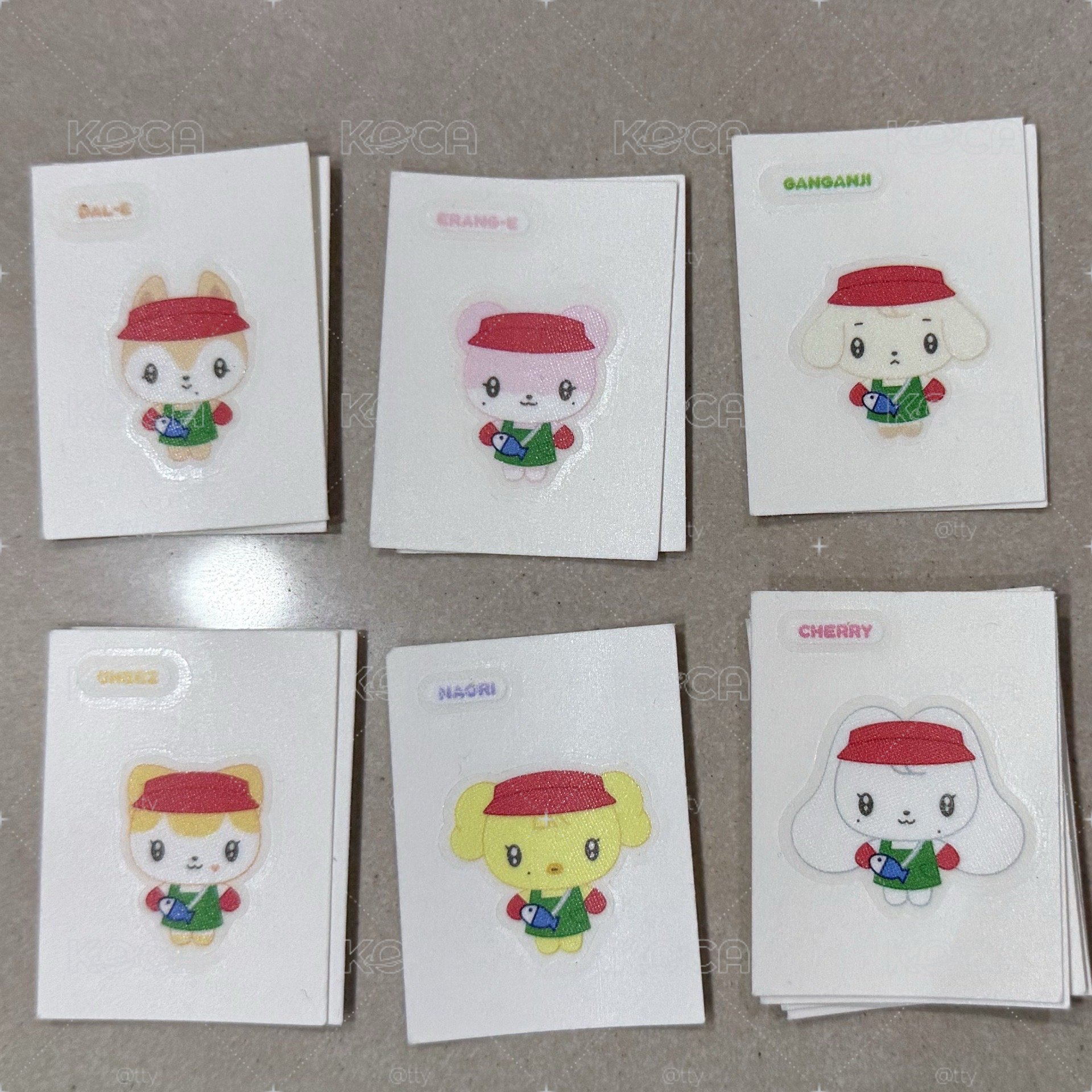 MINIVE釜山快閃 入場禮貼紙 漁夫系列貼紙
